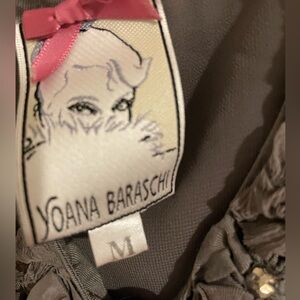 Yoana Buraschi grey beautiful silk blend dress